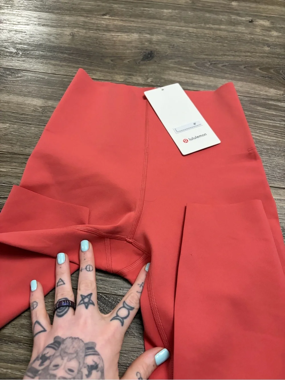 NWT Lululemon Glow Up Super-High-Rise Tight 25” (Desert Red) Size 4